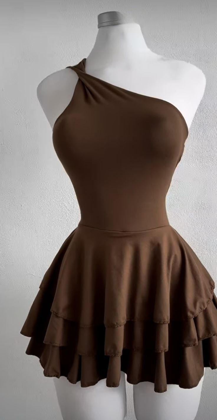 Robe de soirée courte sexy marron, robe de cocktail, robe de soirée courte J8220