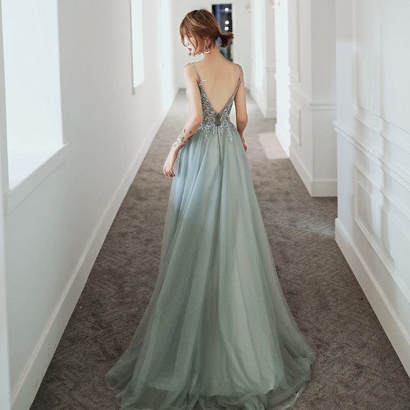 One-Shoulder-Burgund-langes Abschlussball-Kleid-Schnür-Abend-Kleid 20