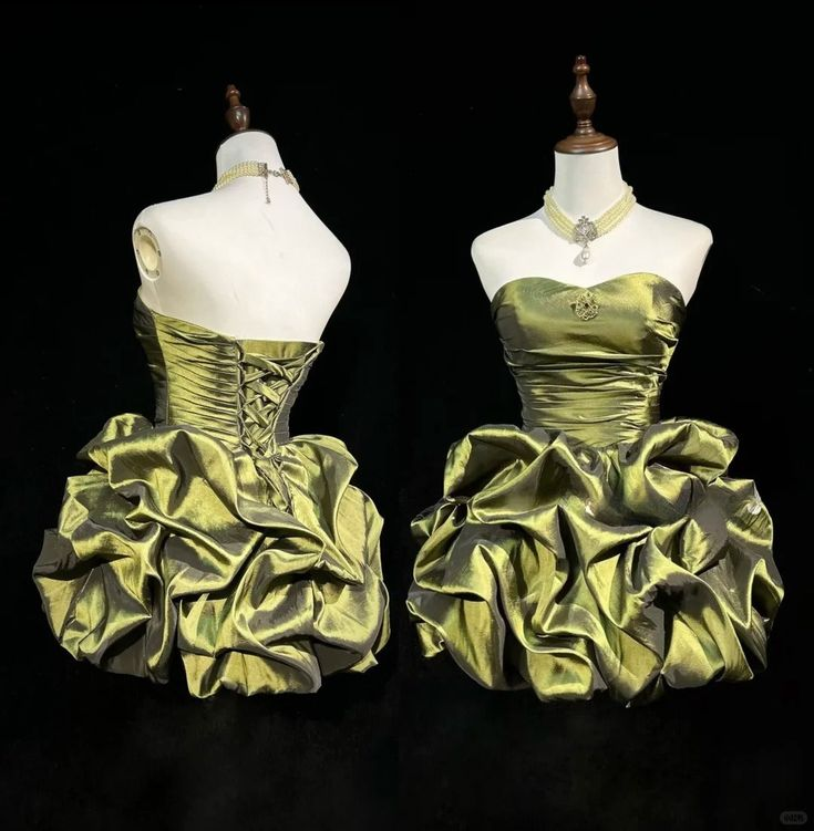 Vintage Trägerloses Kurzes Ballkleid Geburtstagspartykleid Homecomingkleid J7221