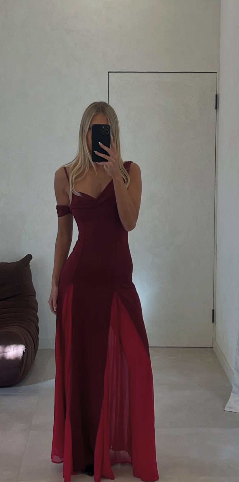 Burgundy Prom Dress Formal Evening Dress J7776