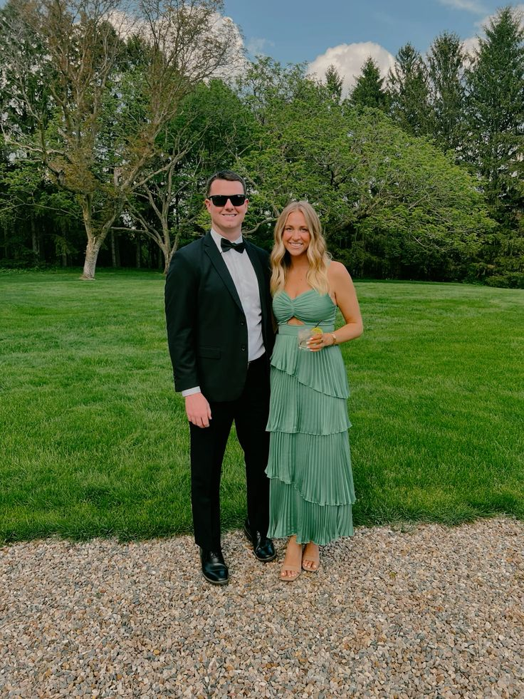 Grünes Plissee-Ballkleid mit Herzausschnitt und A-Linie, formelles Partykleid J5776
