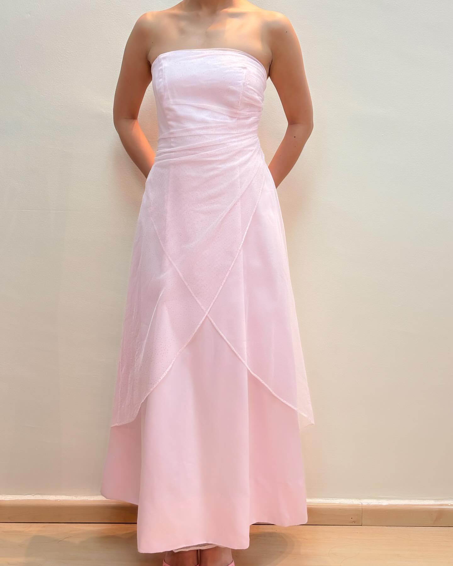 light pink vintage prom dress vintage pink prom dress Vintage Light Pink Prom Dress  daisystyledress