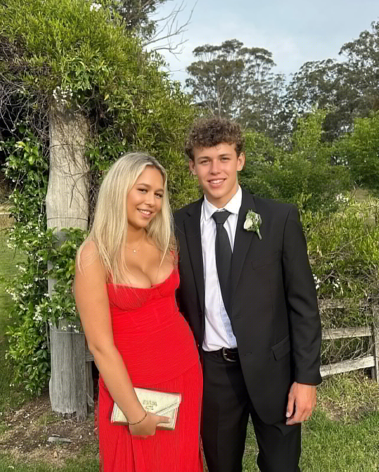 Red Slit Long Prom Dress Spaghetti Straps Formal Party Dress J5901
