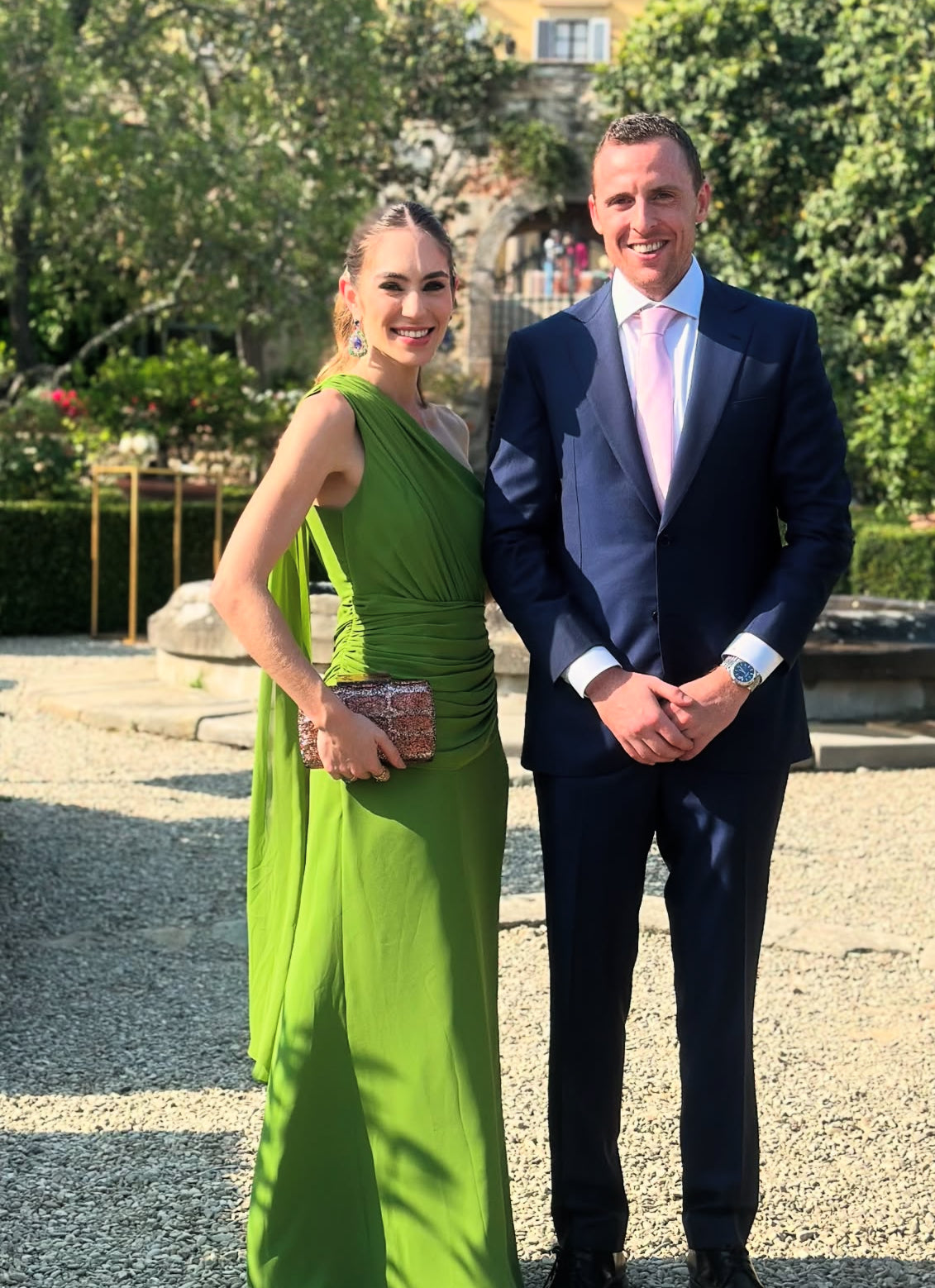 Robe de soirée verte asymétrique pour invité de mariage, robe de demoiselle d'honneur, robe de soirée J7078