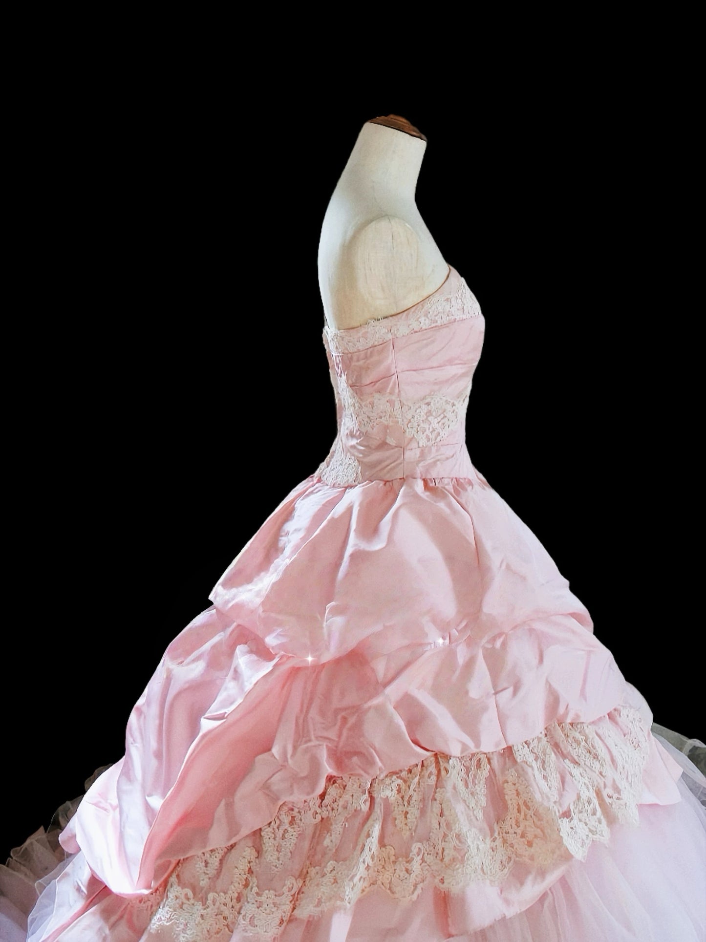 Strapless A Line Pink Birthday Dress Sweet 15 Quinceanera Dresses J8429