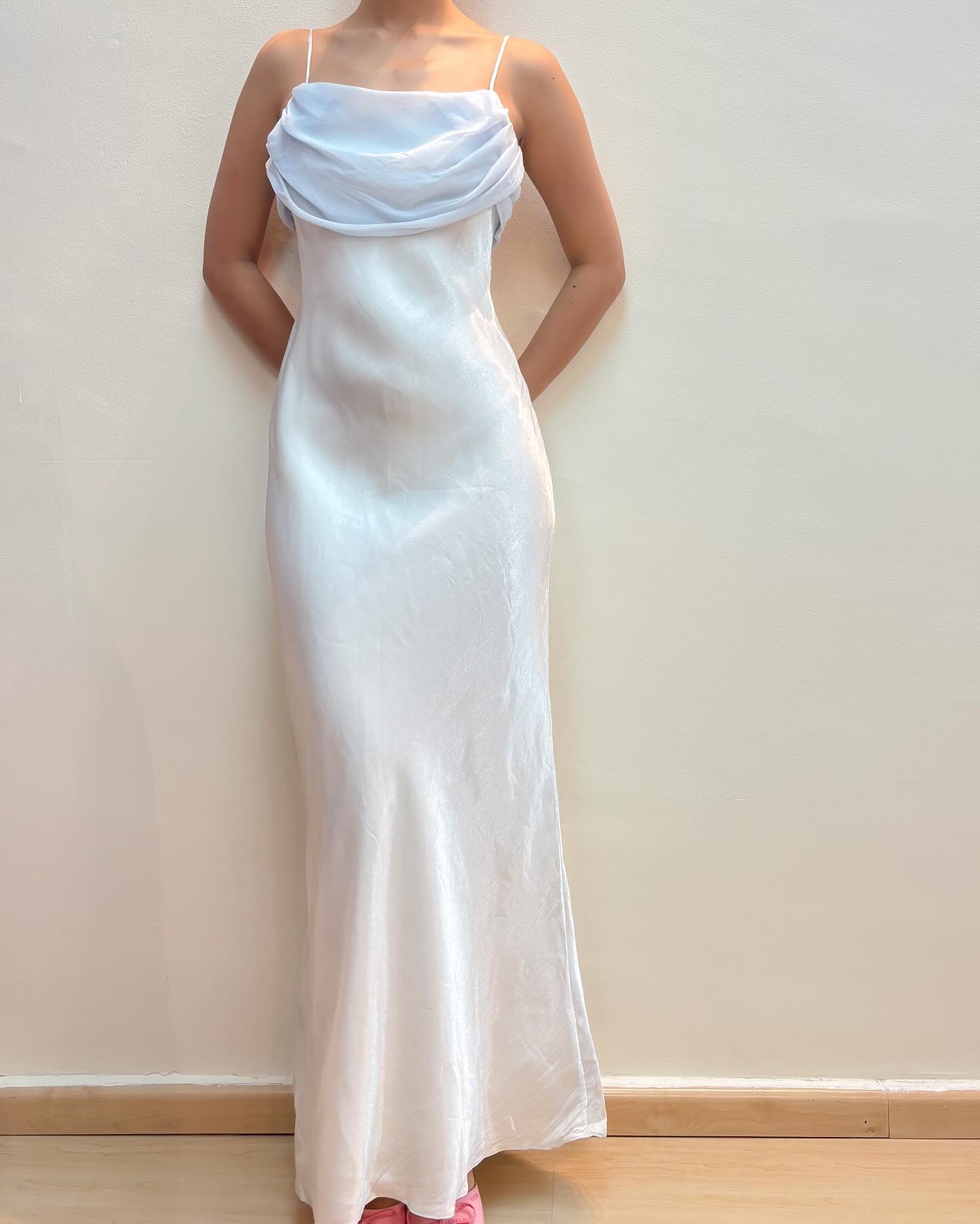 Robe de soirée sirène à bretelles spaghetti, style vintage, J6258