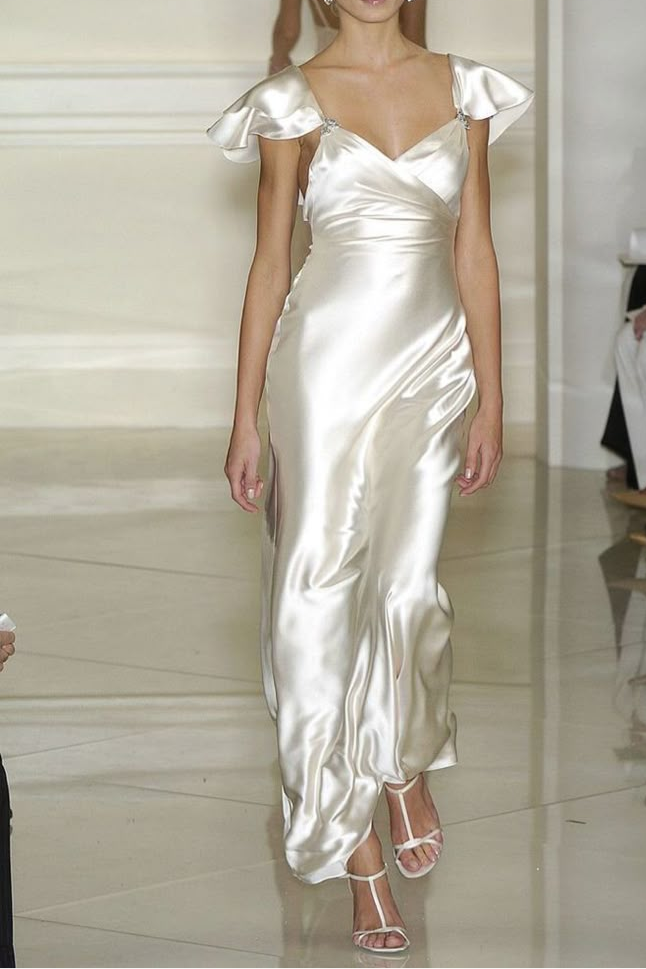 Sheath Satin Ivory Evening Dress Formal Party Gown J6373