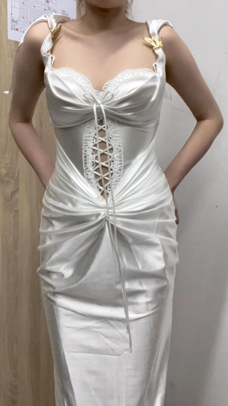 Sexy Sweet Sheath Satin Ivory Prom Dress Formal Evening Dress Birthday Outfit J6395
