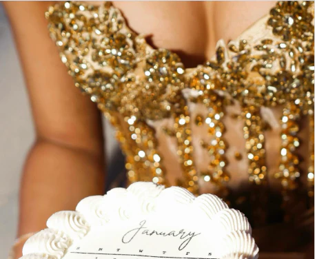 Etuikleid Gold Geburtstagskleid Perlen Kurzes Abendkleid Partykleid J8797