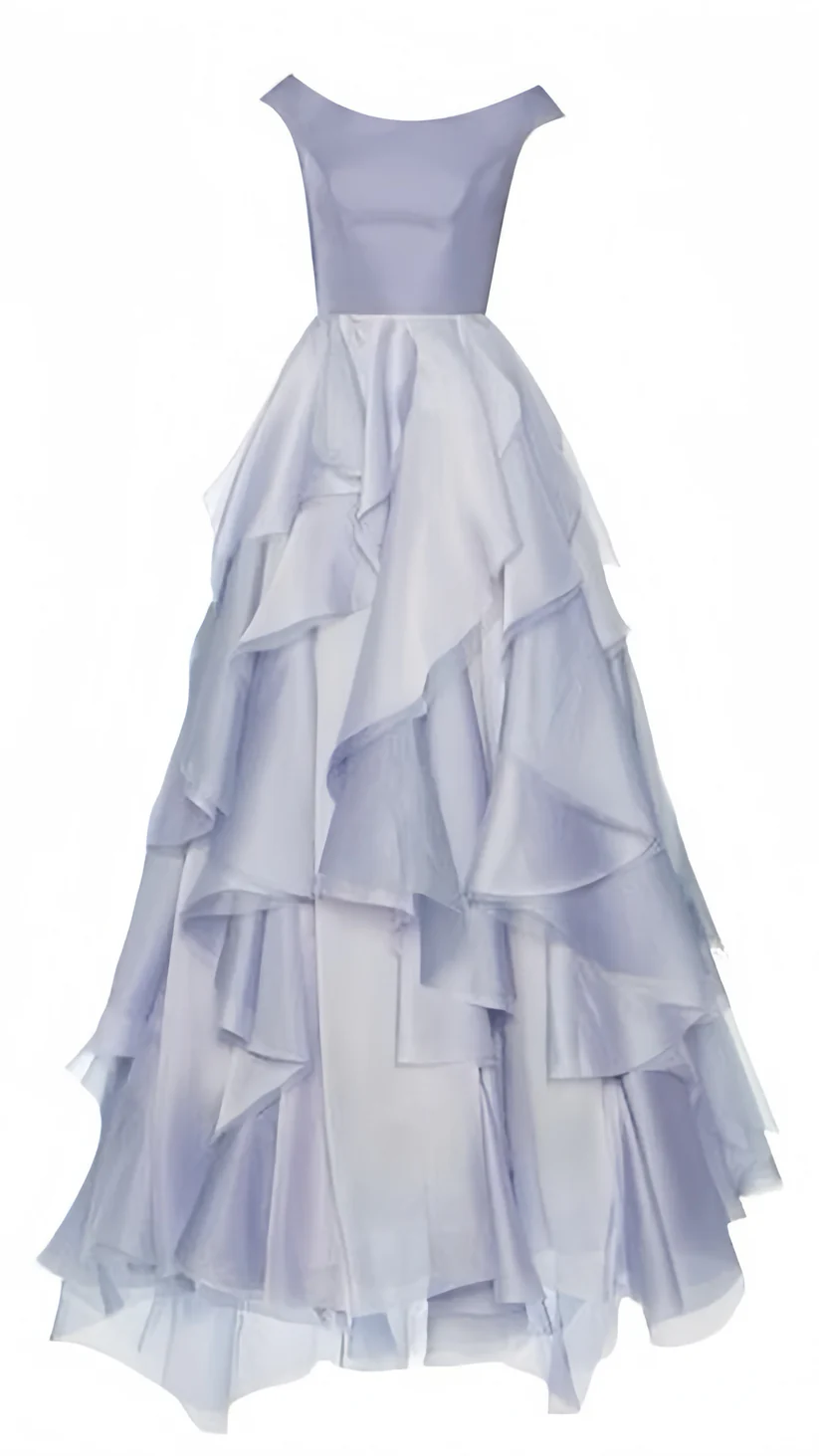 Off The Shoulder Ruffle Long Prom Dresses Long Party Gown J8761