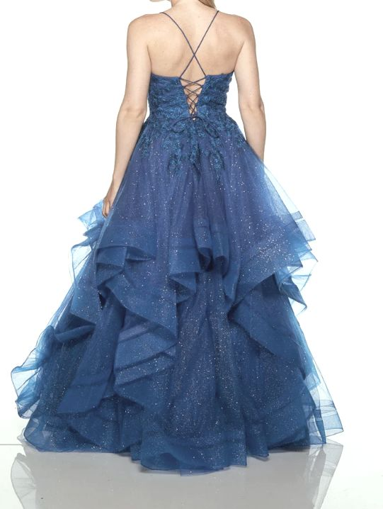 Robe de bal bustier violette en satin avec appliques, robe de soirée formelle J9413