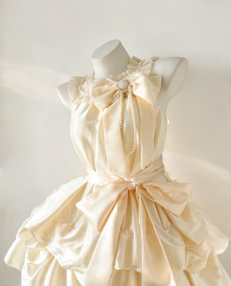 A Line Beige Satin Homecoming Dress Short Birthday Dress J11241