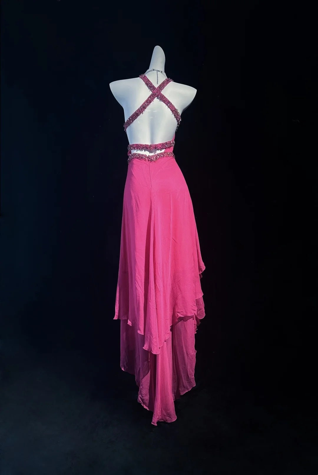 Robe de bal bustier violette en satin avec appliques, robe de soirée formelle J9413