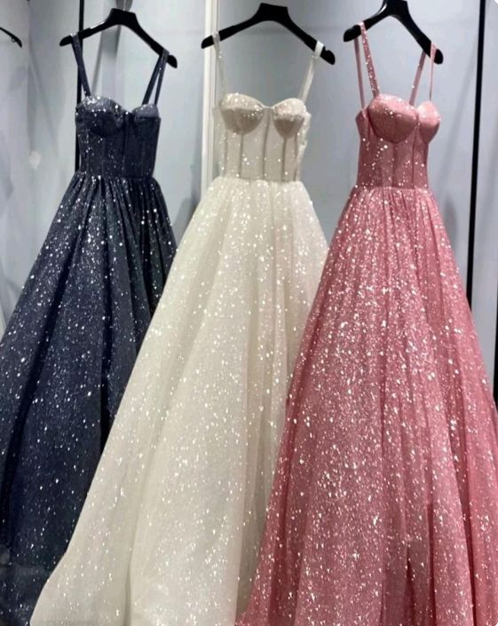 Trägerloses silbernes Vintage-Abendkleid, A-Linie, Geburtstagskleid J9370