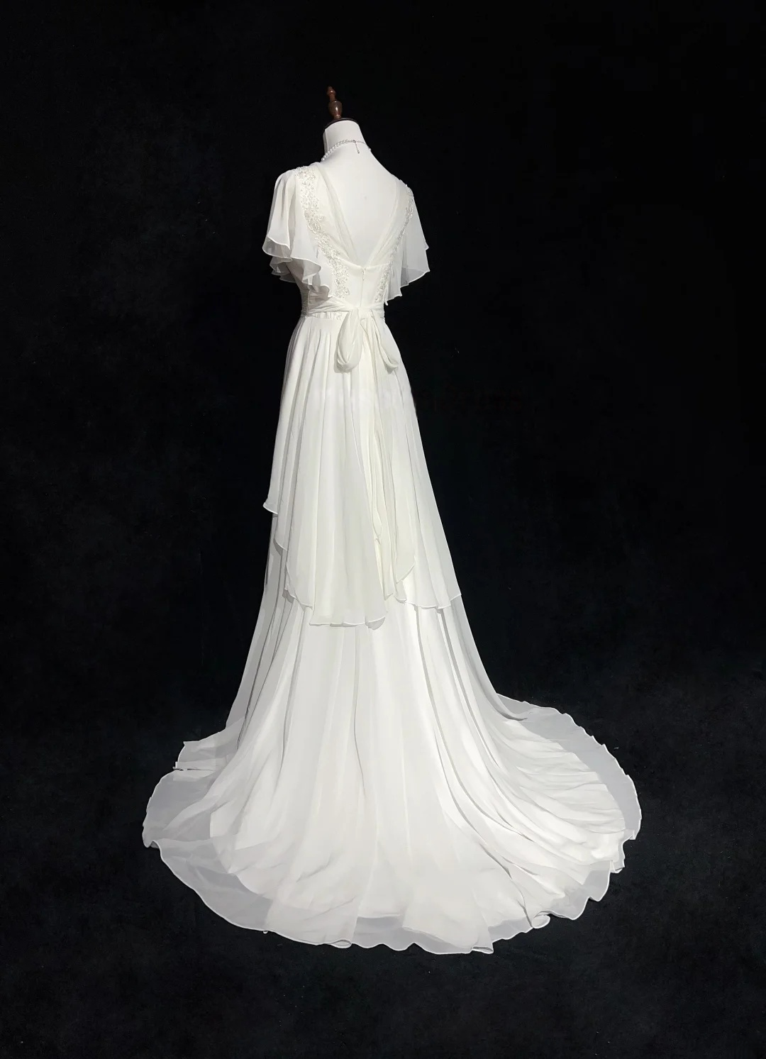 Robe de bal bustier violette en satin avec appliques, robe de soirée formelle J9413