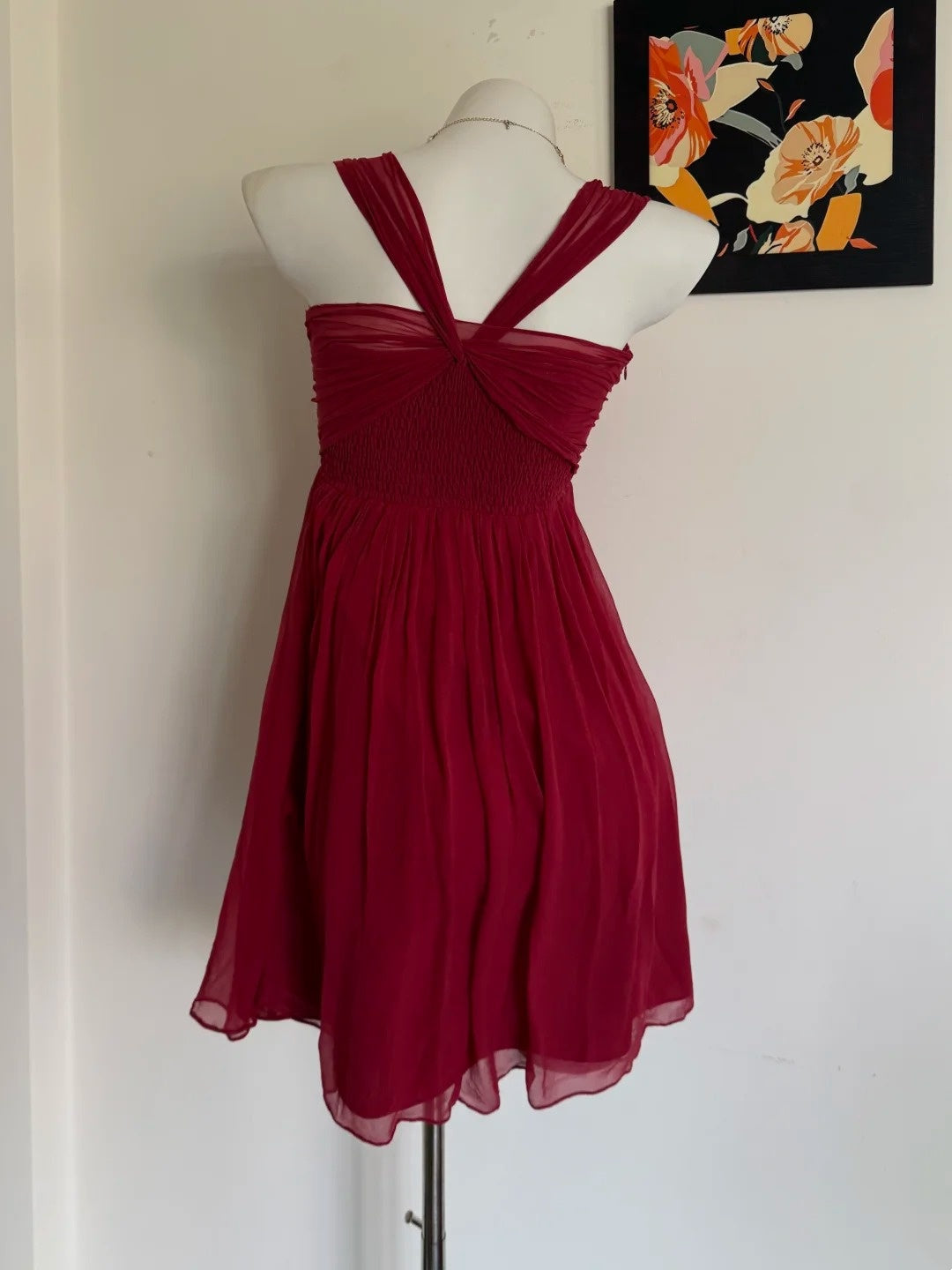 Trägerloses silbernes Vintage-Abendkleid, A-Linie, Geburtstagskleid J9370