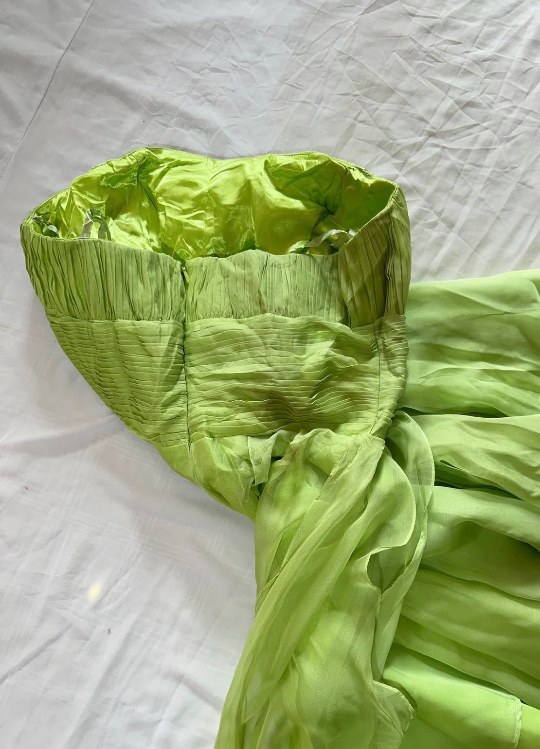 Trägerloses silbernes Vintage-Abendkleid, A-Linie, Geburtstagskleid J9370