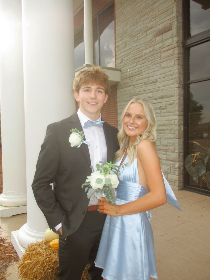 Halter A Line Blue Satin Homecoming Dress Short Party Dress J10604