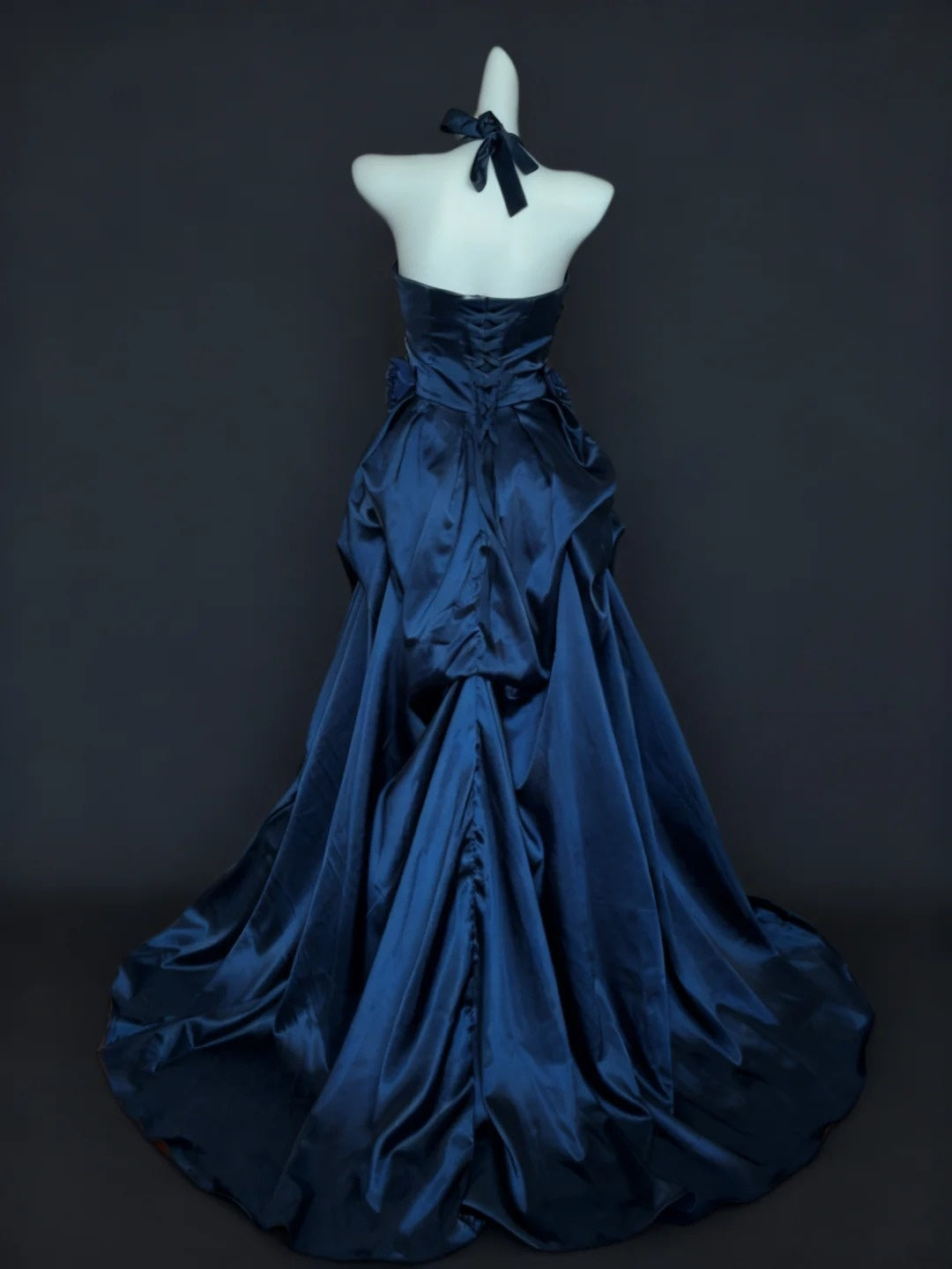 Trägerloses silbernes Vintage-Abendkleid, A-Linie, Geburtstagskleid J9370