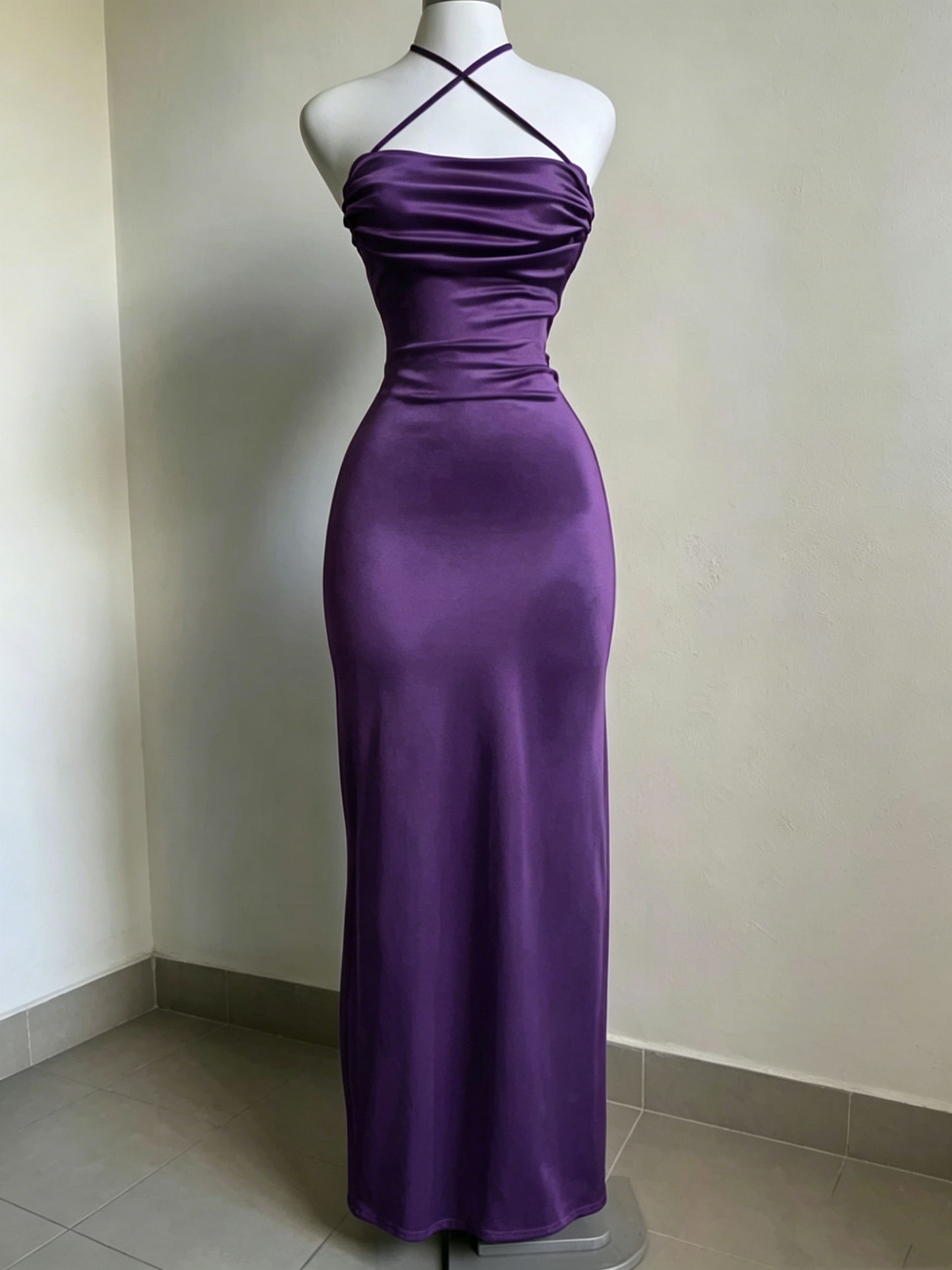 Backless Wine Red Sheath Long Prom Dress Formal Evening Party Dress J3567