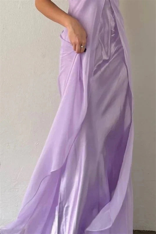 Lavender Vintage Long Prom Dress Formal Party Dress J5686