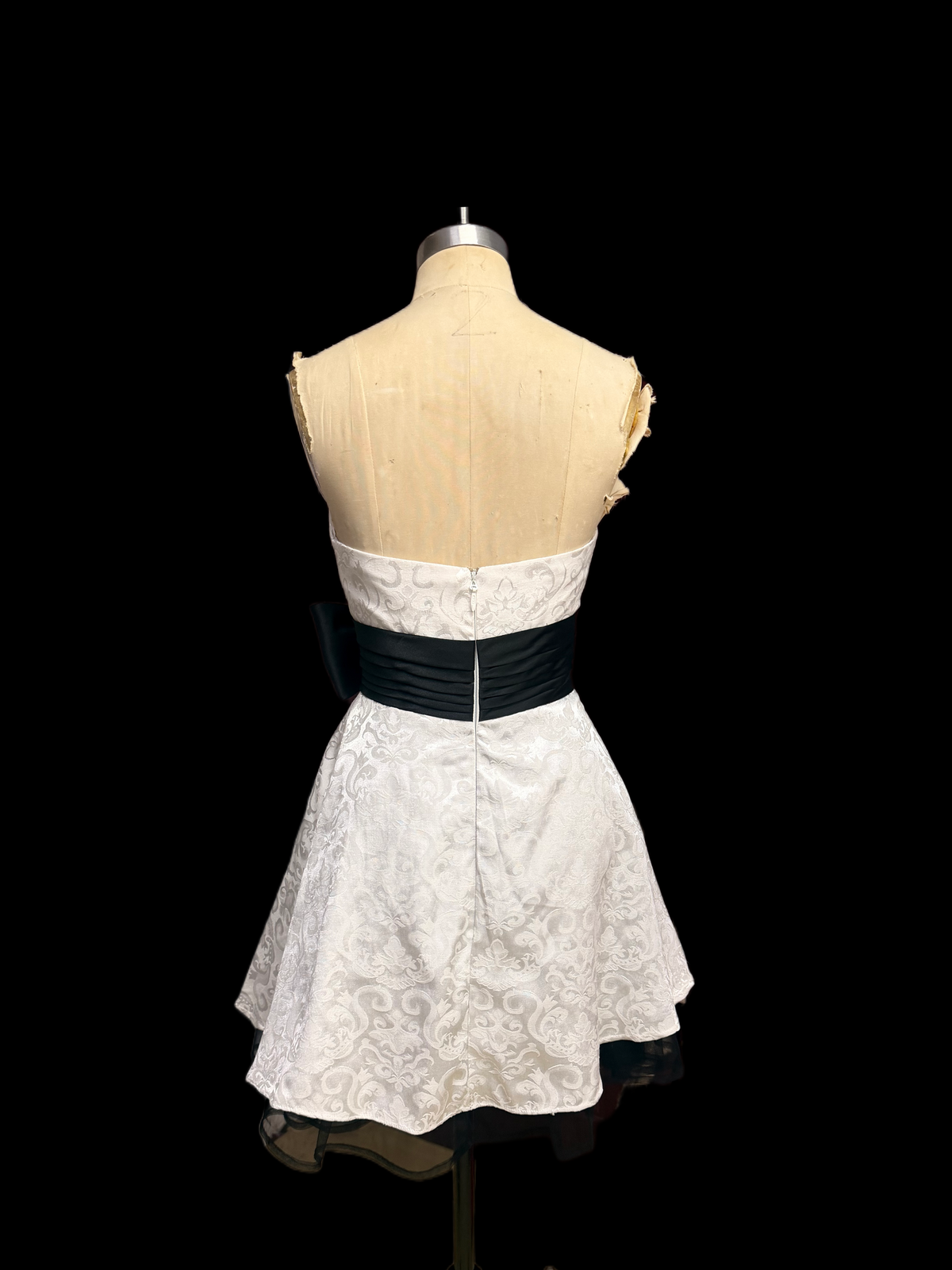 Strapless A Line Ivory Short Birthday Dress Homecoming Dress J7698