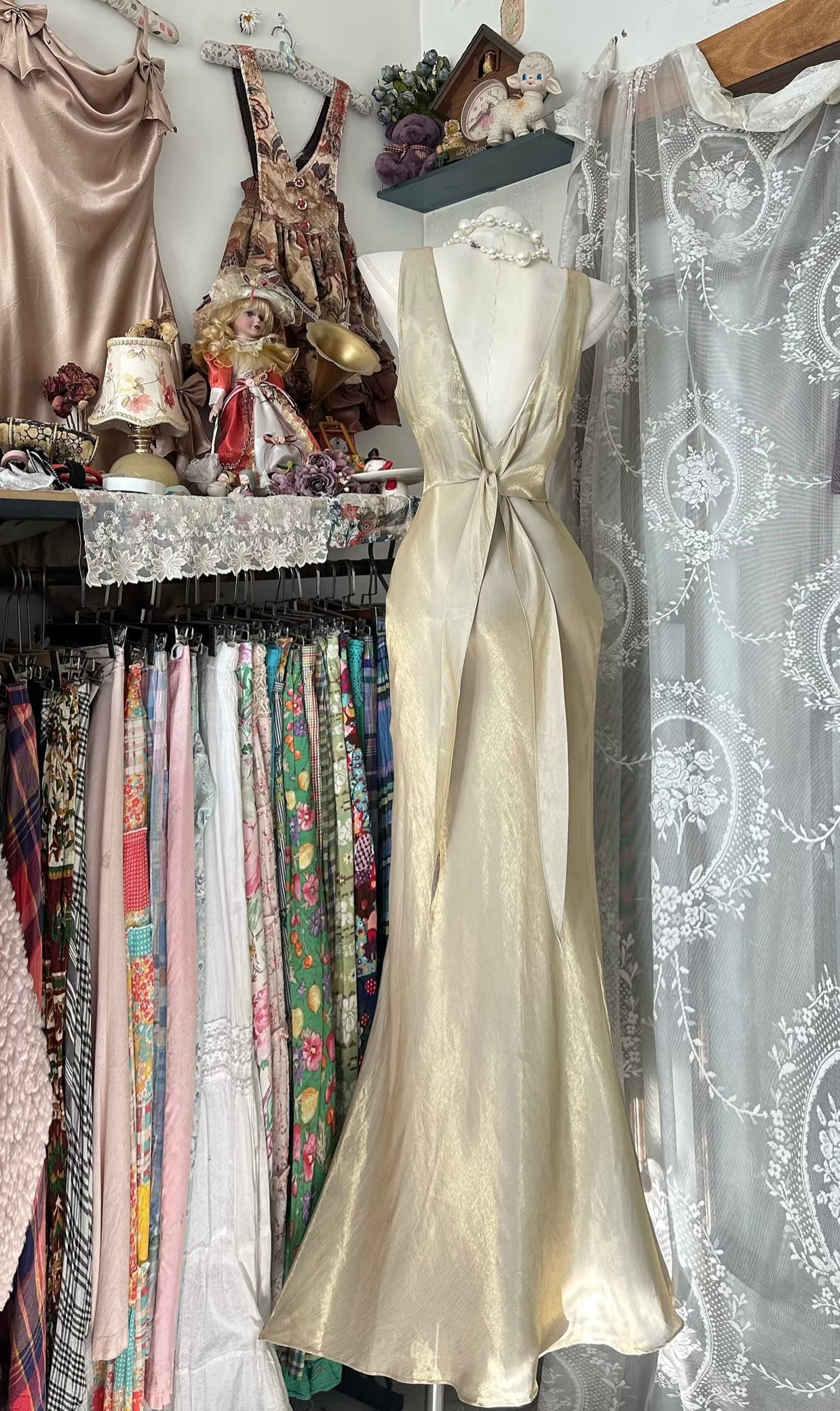 Gold Mermaid Prom Dress Evening Dress Formal Party Dress J9369