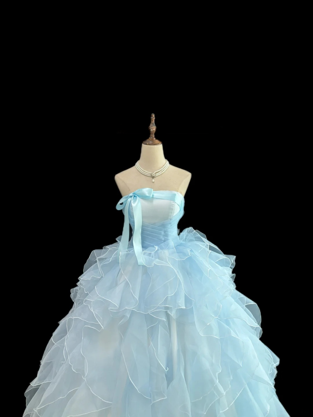 Robe de bal bustier violette en satin avec appliques, robe de soirée formelle J9413