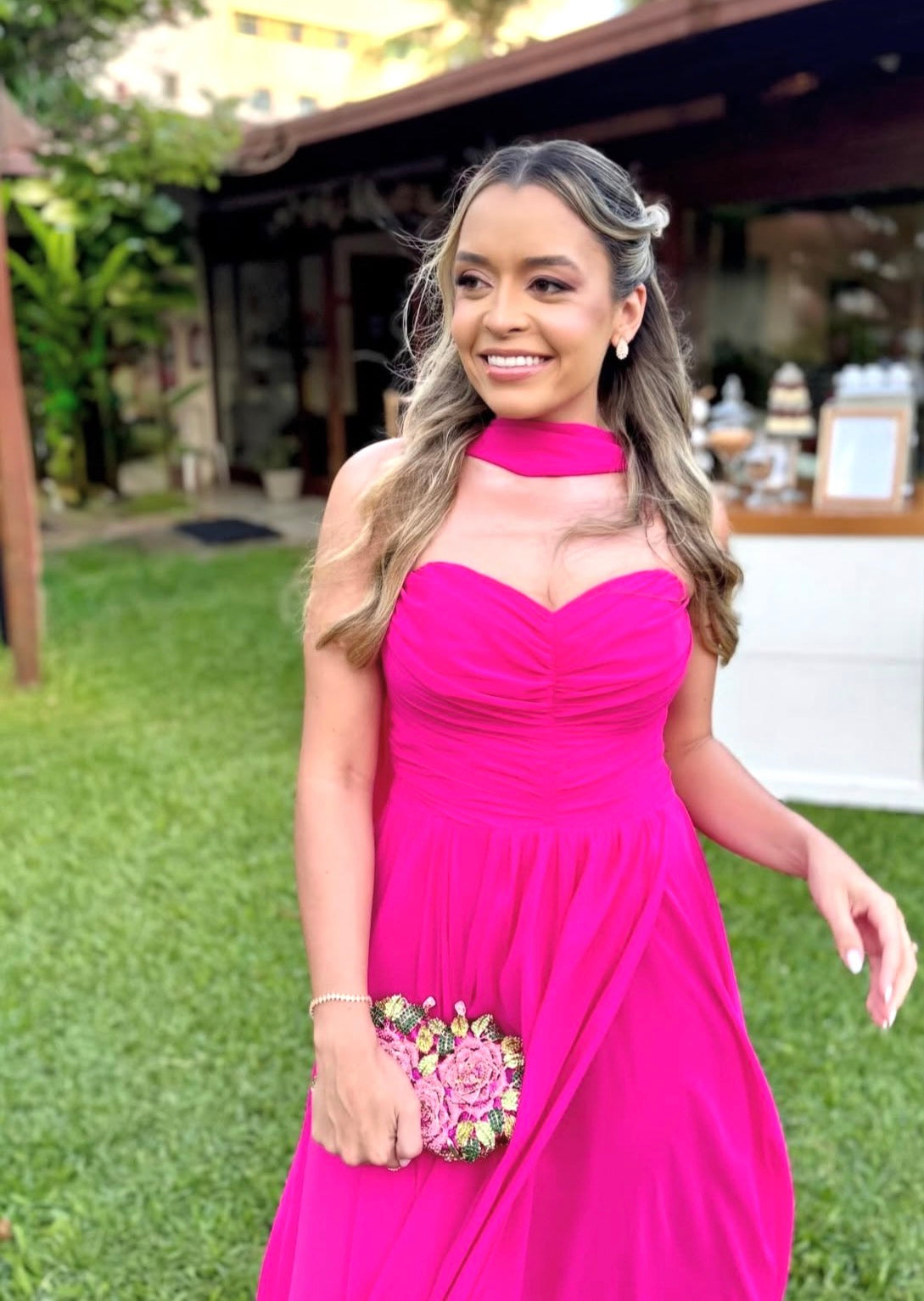 Robe de bal bustier violette en satin avec appliques, robe de soirée formelle J9413