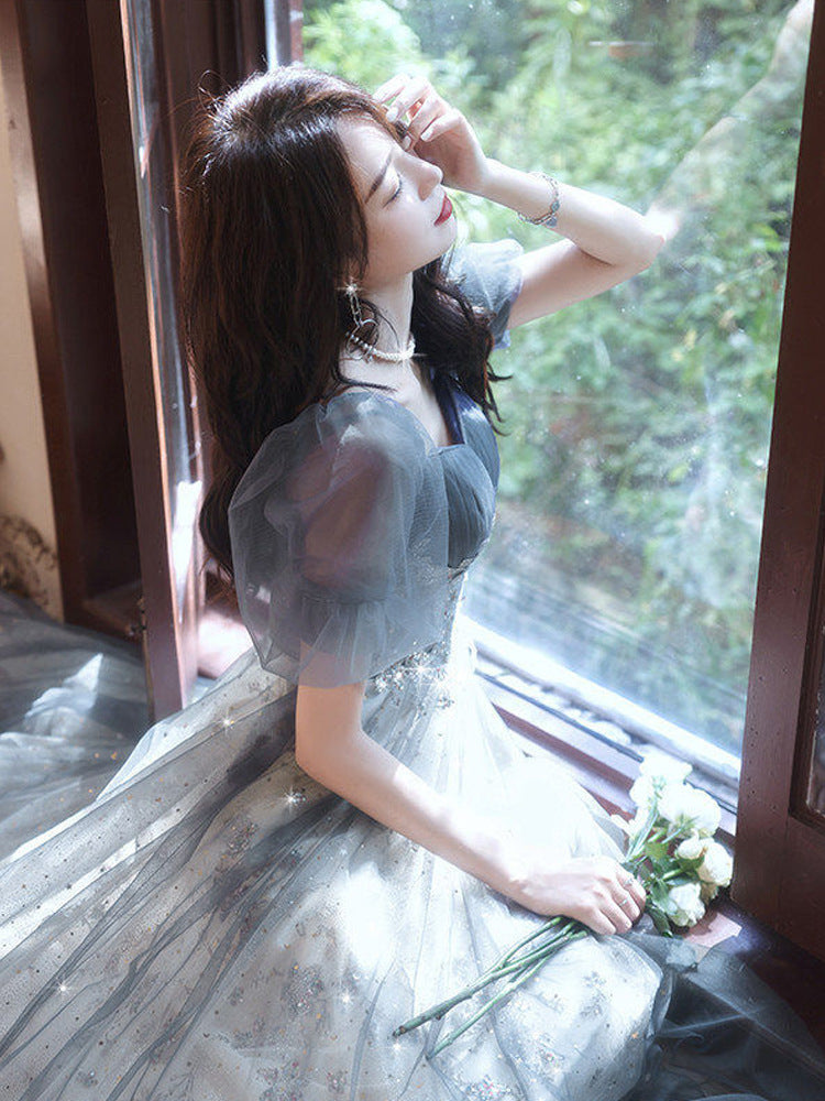 One-Shoulder-Burgund-langes Abschlussball-Kleid-Schnür-Abend-Kleid 20