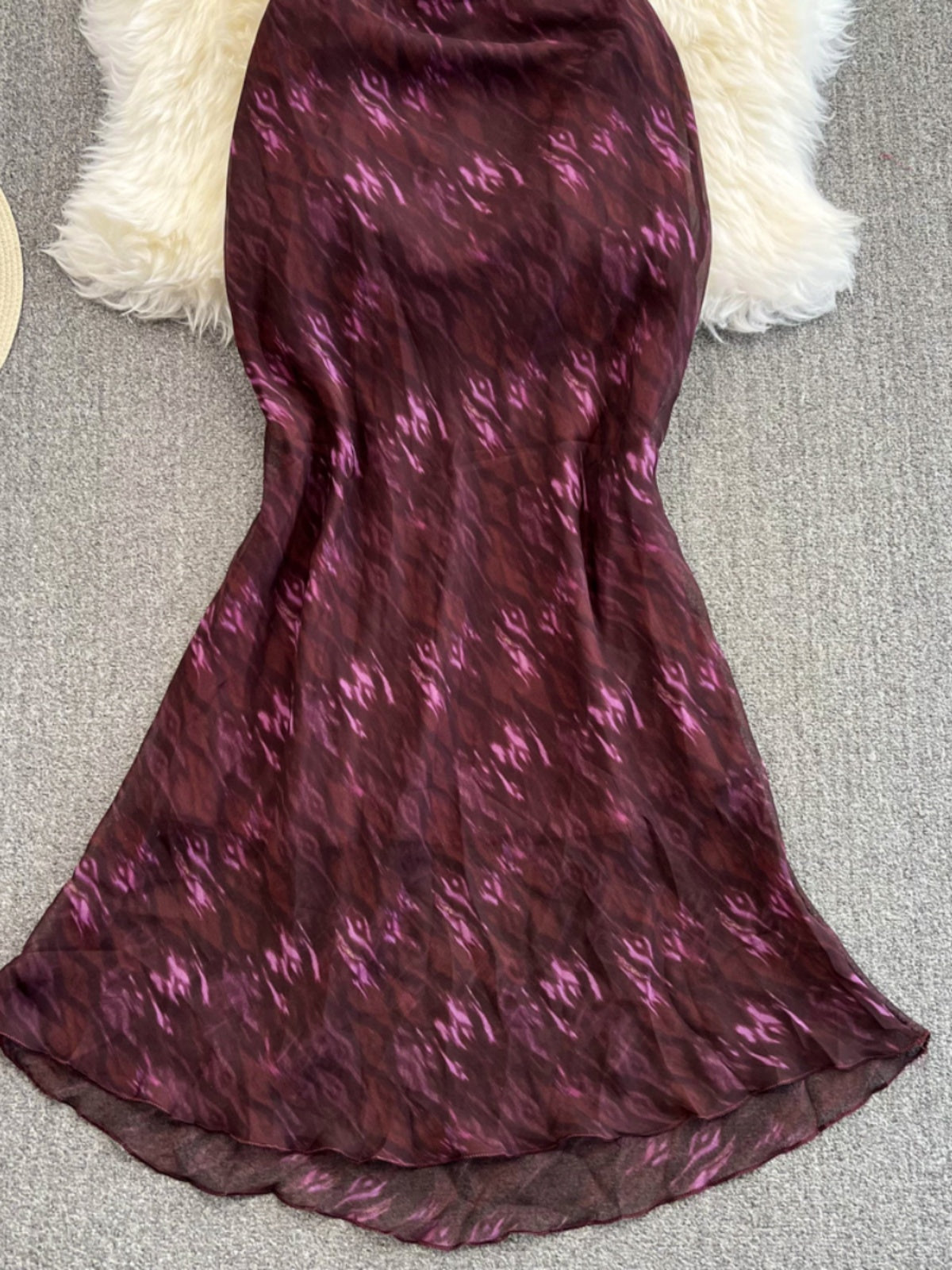 Ruffle Summer Fairy Dress Mermaid Dress L65