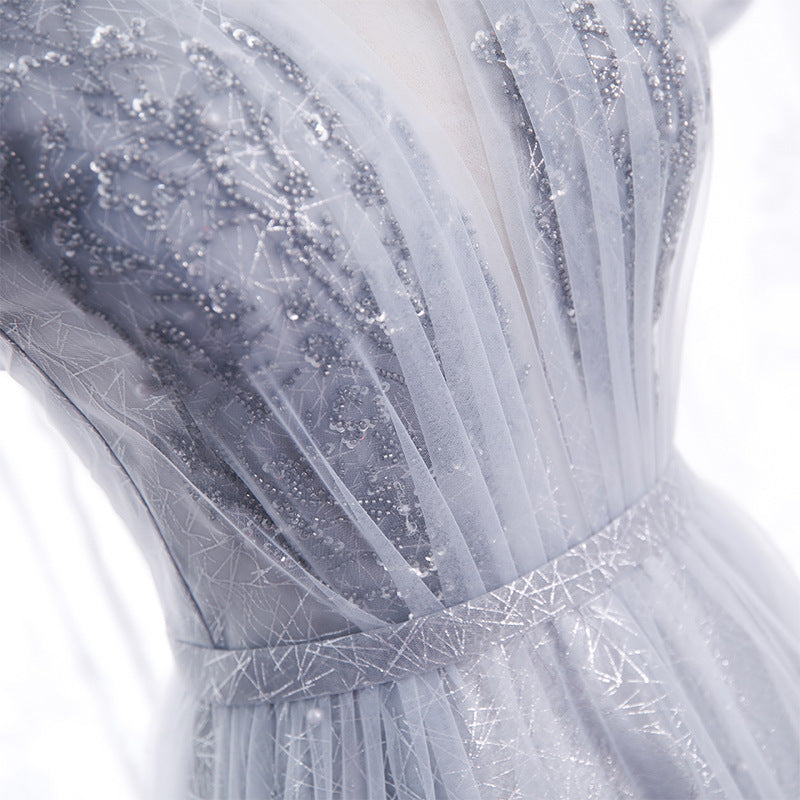 One-Shoulder-Burgund-langes Abschlussball-Kleid-Schnür-Abend-Kleid 20