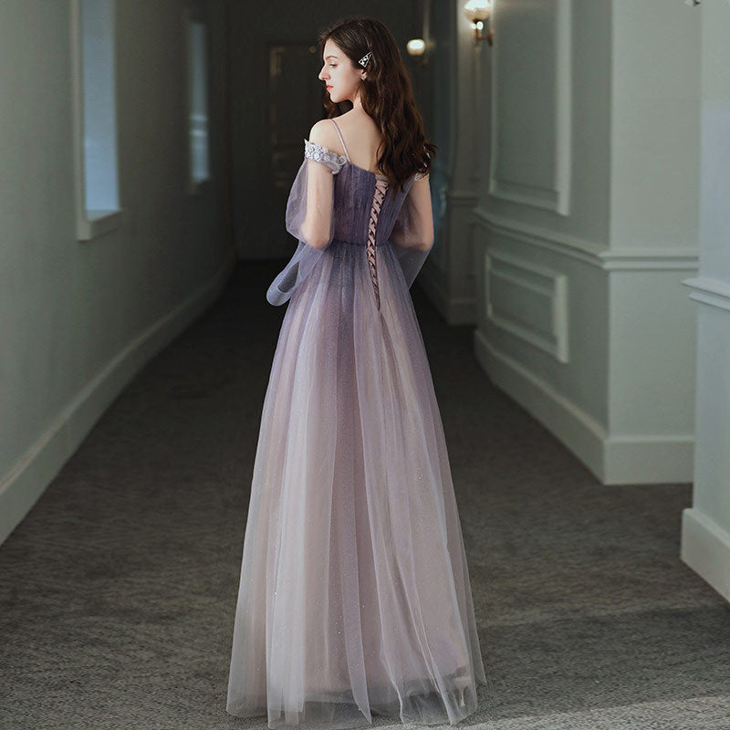 One-Shoulder-Burgund-langes Abschlussball-Kleid-Schnür-Abend-Kleid 20