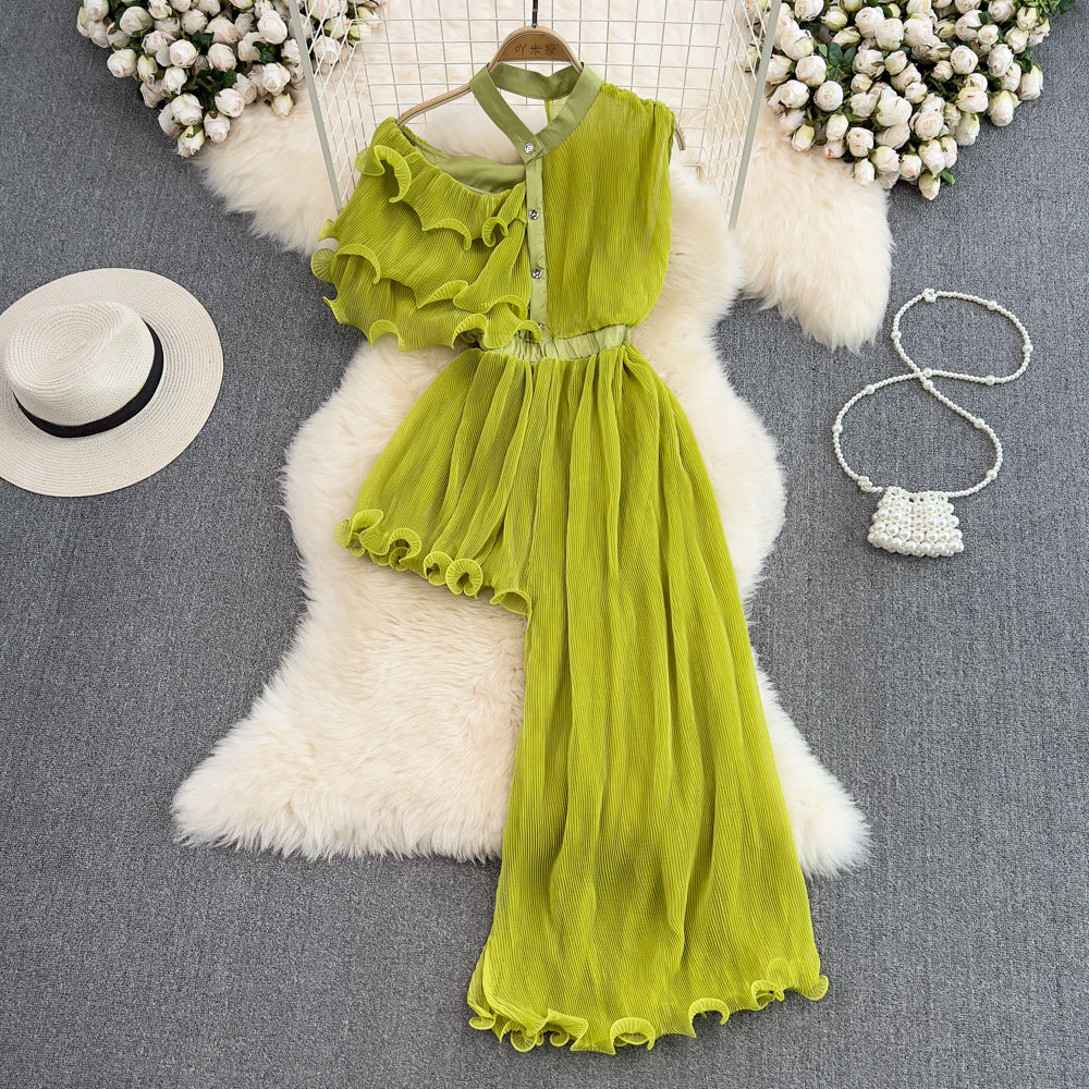 One-Shoulder-Burgund-langes Abschlussball-Kleid-Schnür-Abend-Kleid 20