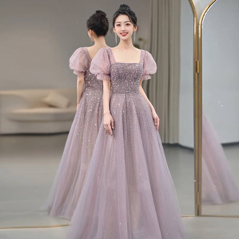 One-Shoulder-Burgund-langes Abschlussball-Kleid-Schnür-Abend-Kleid 20