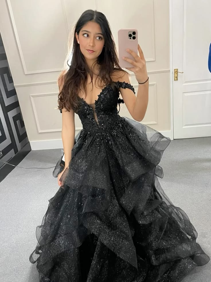 Robe de bal bustier violette en satin avec appliques, robe de soirée formelle J9413
