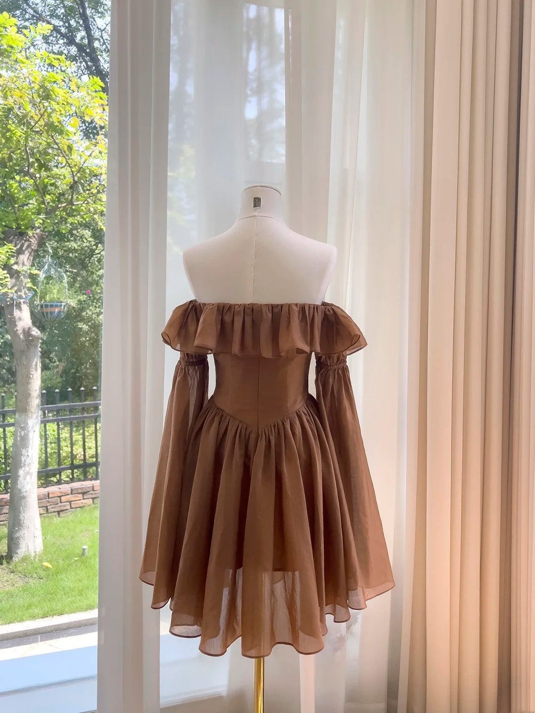 Trägerloses silbernes Vintage-Abendkleid, A-Linie, Geburtstagskleid J9370