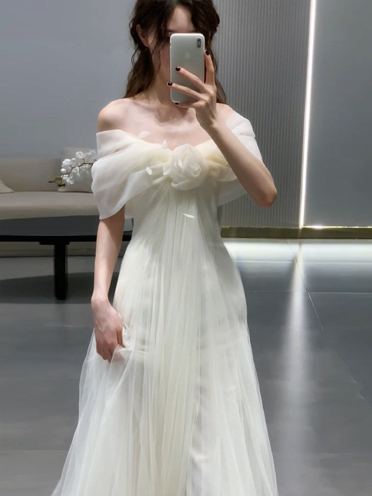 Robe de bal bustier violette en satin avec appliques, robe de soirée formelle J9413