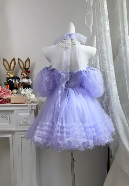 Trägerloses silbernes Vintage-Abendkleid, A-Linie, Geburtstagskleid J9370
