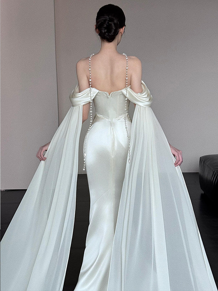 Robe de bal bustier violette en satin avec appliques, robe de soirée formelle J9413