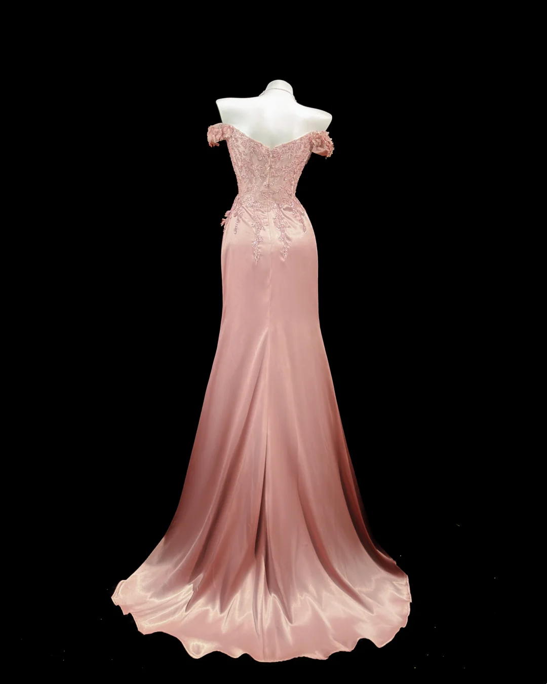 Trägerloses silbernes Vintage-Abendkleid, A-Linie, Geburtstagskleid J9370