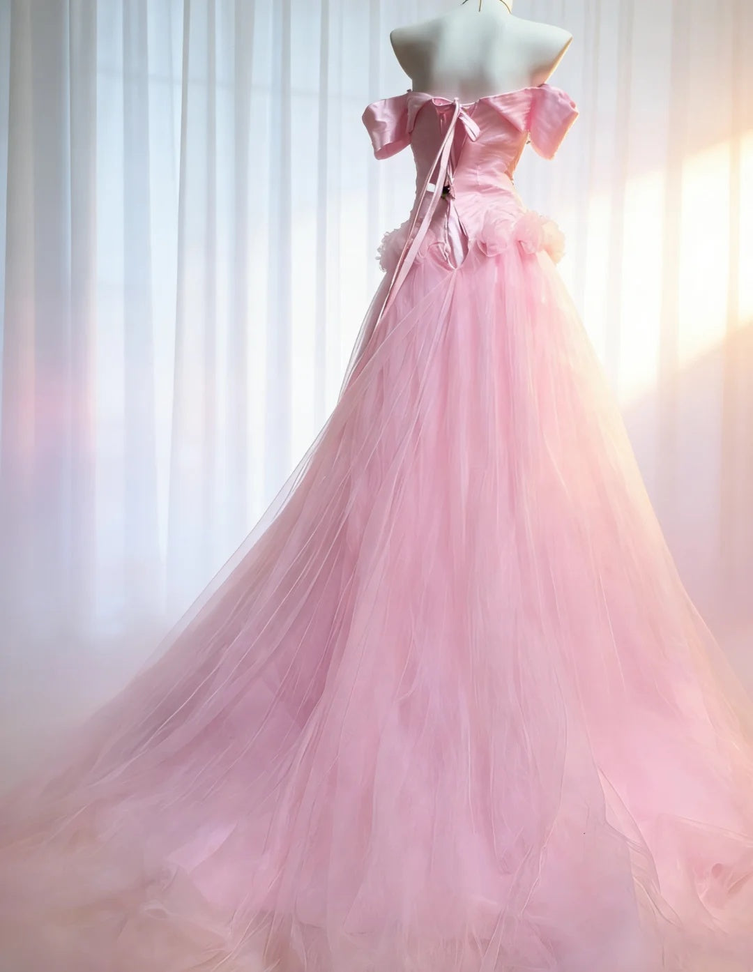 Robe de bal bustier violette en satin avec appliques, robe de soirée formelle J9413