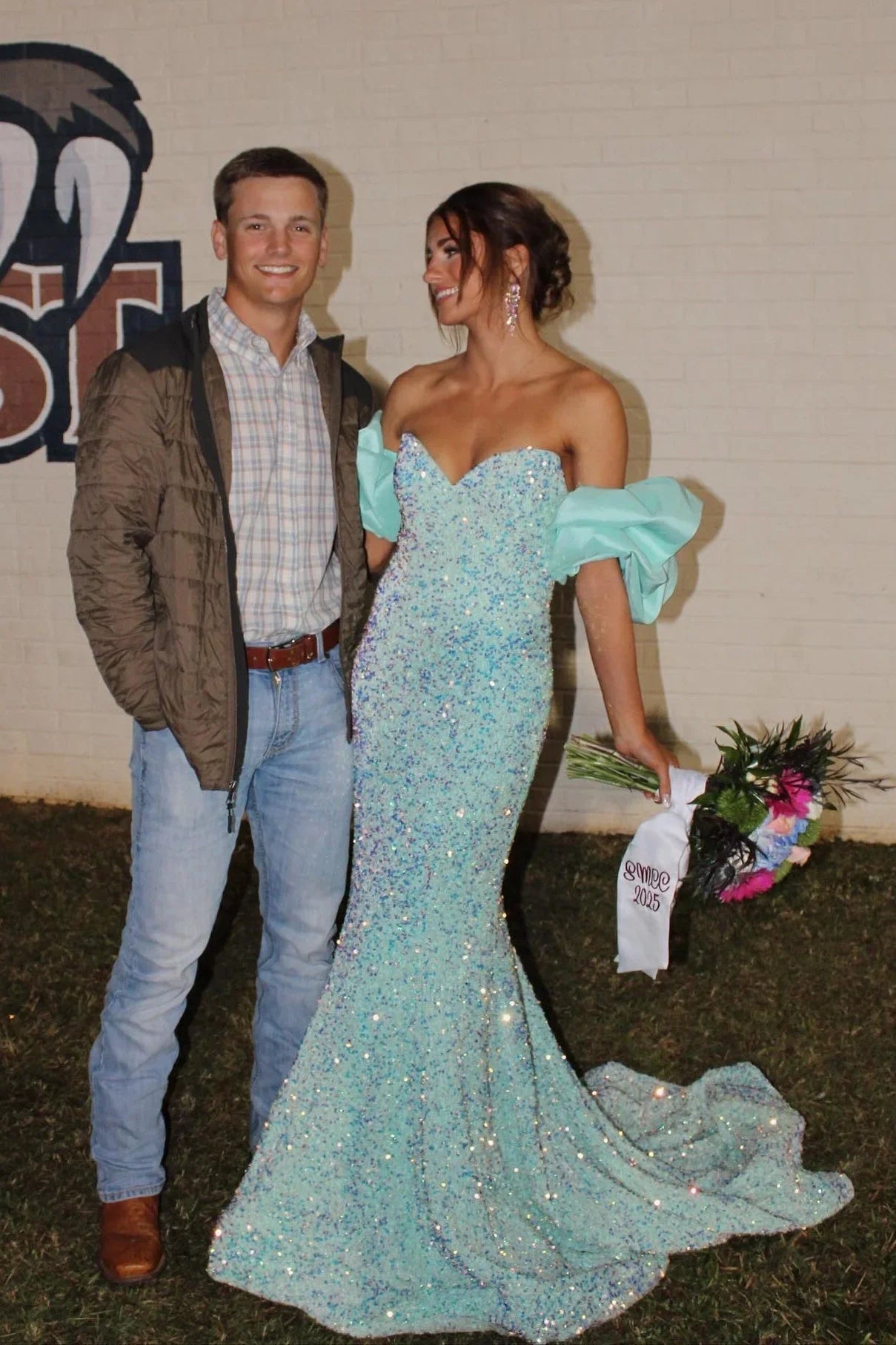 Off The Shoulder Sequin Mermaid Prom Dress Sexy Evening Dress J10034 –  JulyProm