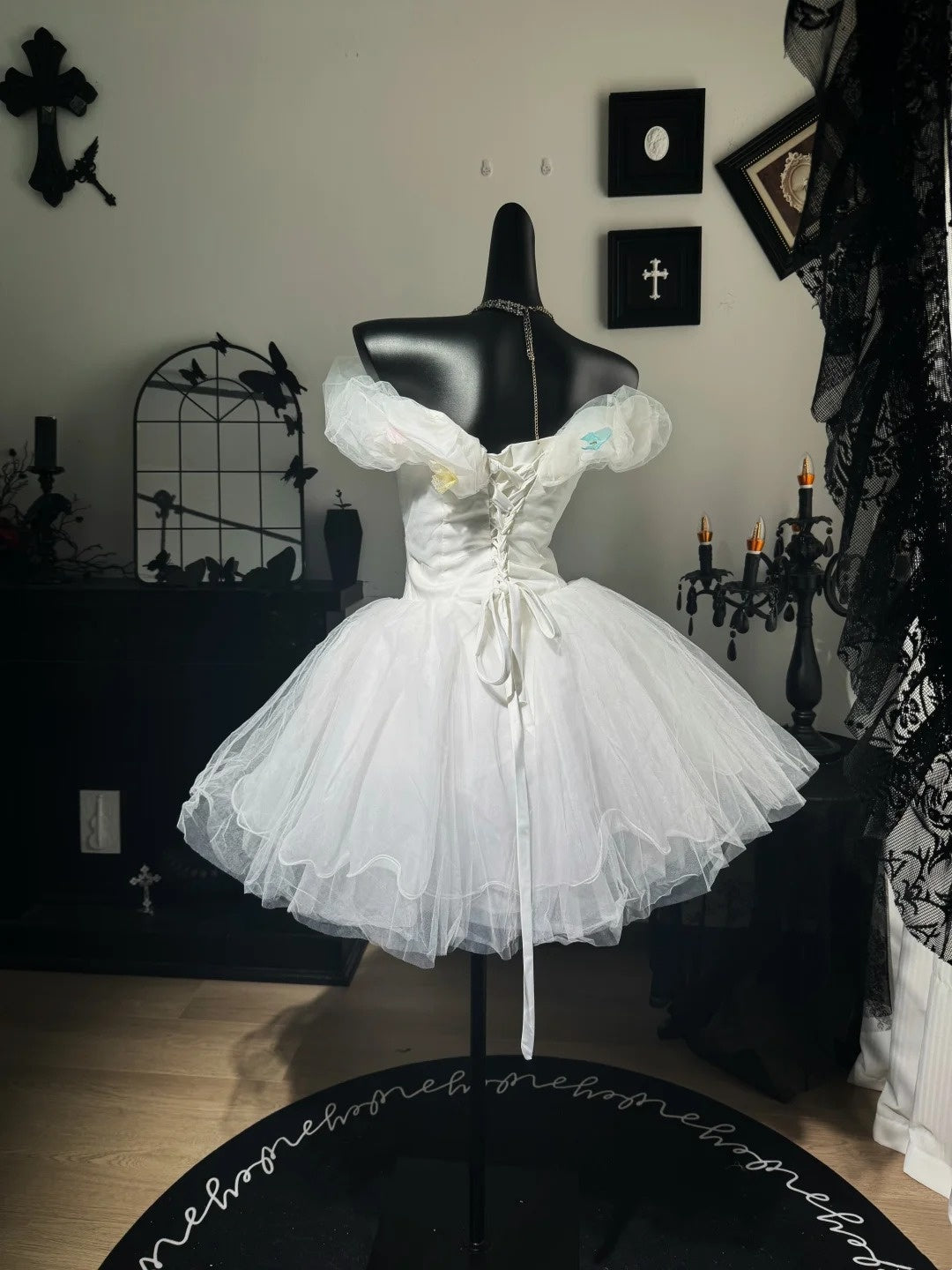 Trägerloses silbernes Vintage-Abendkleid, A-Linie, Geburtstagskleid J9370