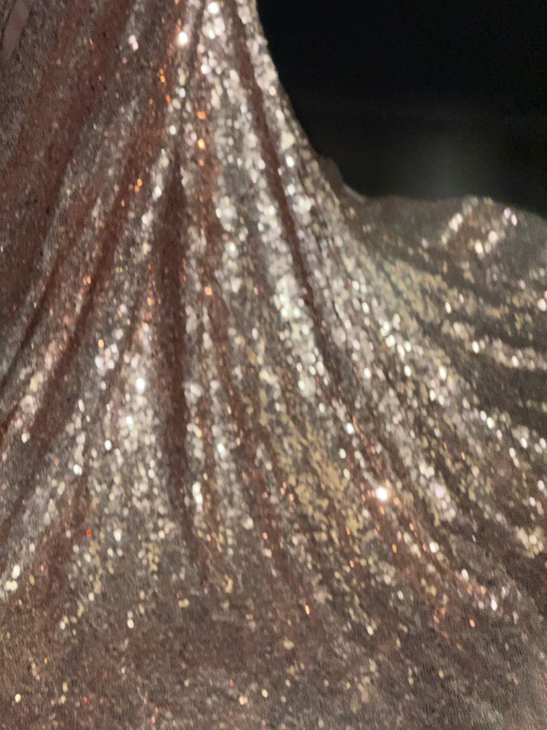 One Shoulder Champagne Gold Prom Dress Sequin Mermaid Evening Dress J10105
