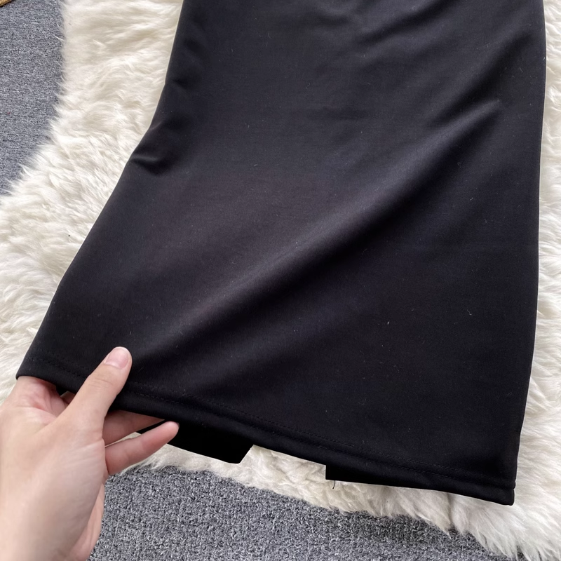 Elegantes Abendkleid mit Netzperlen und schmalem Sommerkleid 1012