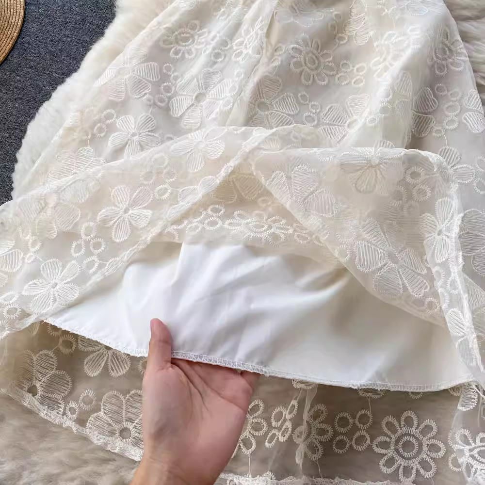 Perlenbesetztes Party-Abendkleid mit Spitze, französisches Vintage-Kleid mit V-Ausschnitt 1013