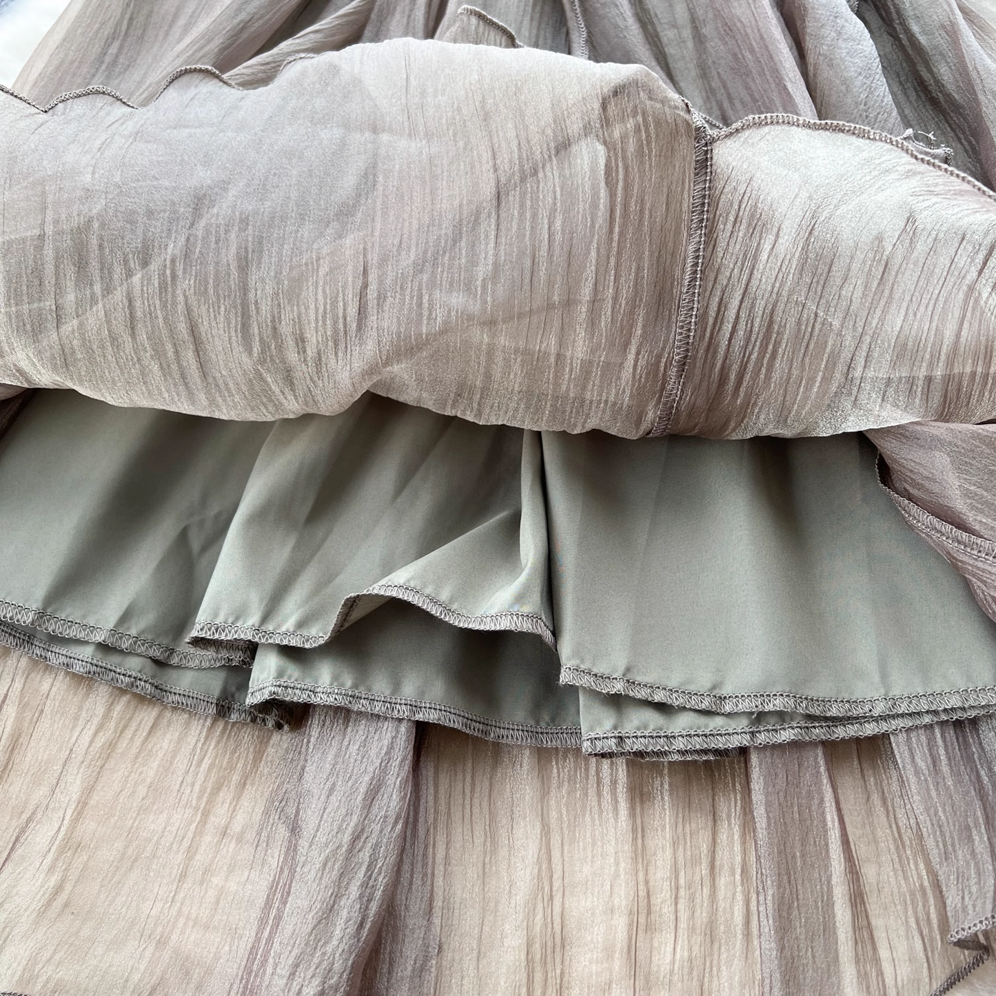 Spaghetti Straps A Line Irregular Fairy Dress 1859