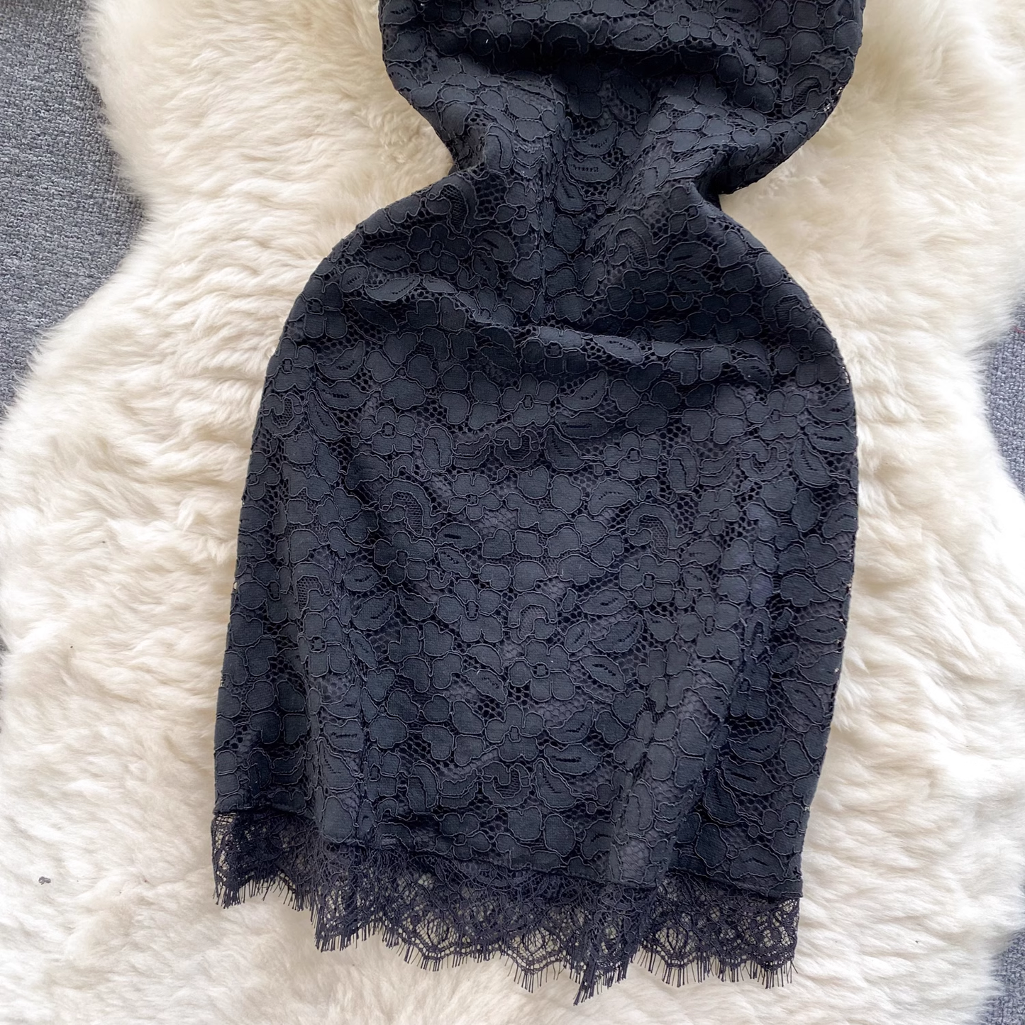 Lace Spaghetti Strap Short Prom Dress Dress 1889