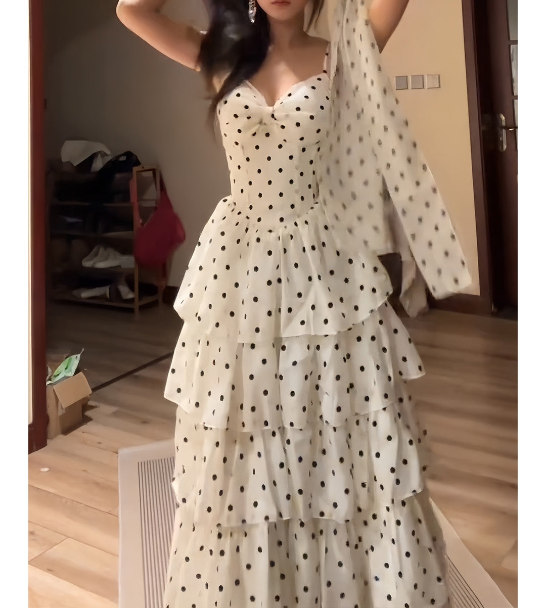 Trägerloses silbernes Vintage-Abendkleid, A-Linie, Geburtstagskleid J9370